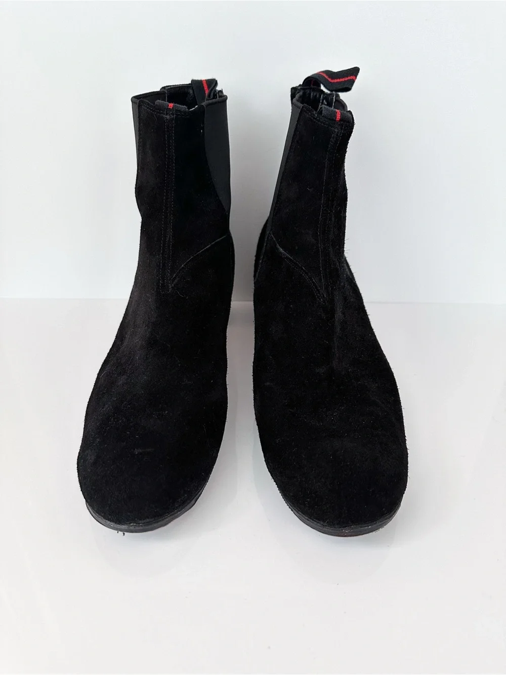 Miguelito Men's Folklorico Dance Boots Black Suede Size 30.5 Made in Mexico NWOT